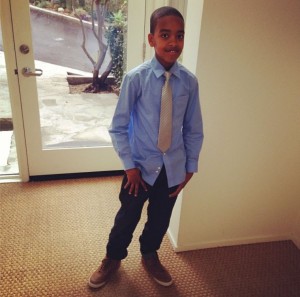 draya kniko son dressed up